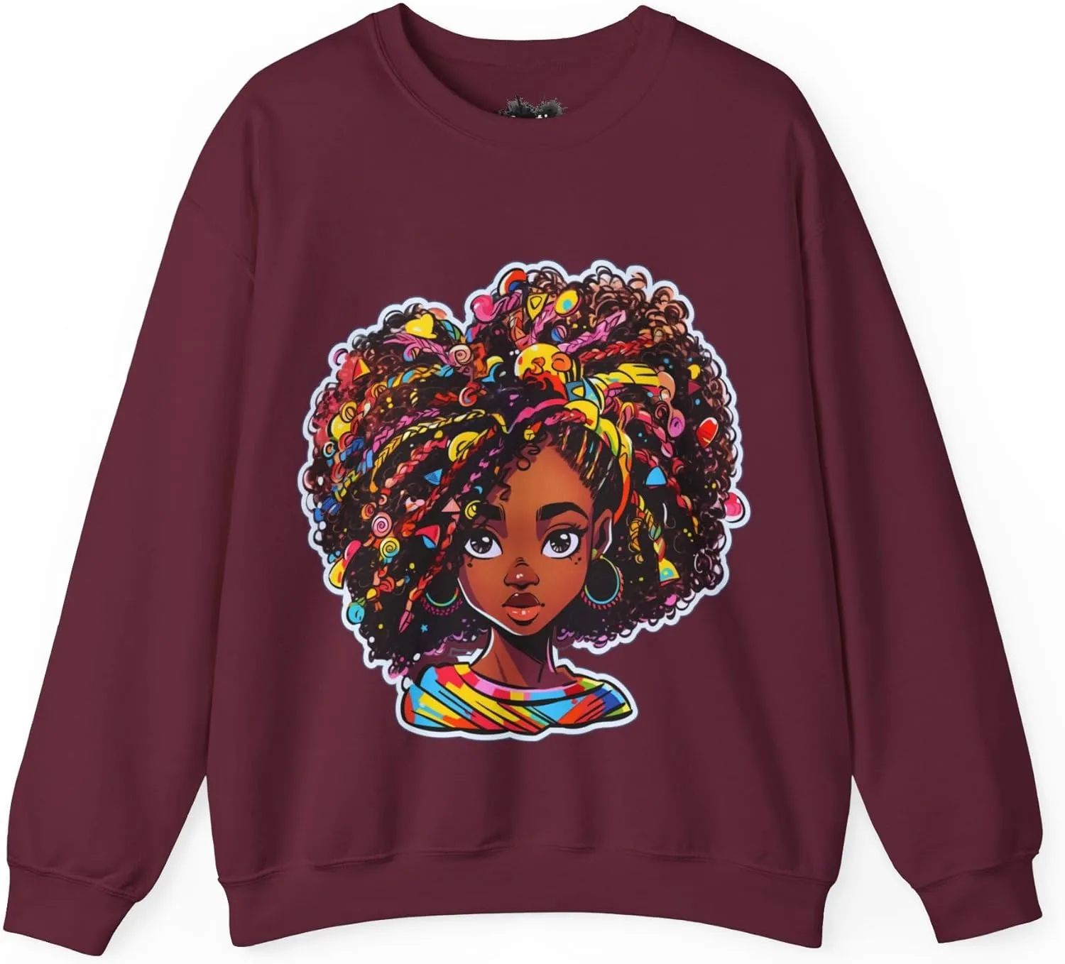 Afro Sweatshirt To Match Unisex Crewneck Sweatshirt Sneaker Shirt, Girlfriend Gift, Birthday Gift For Mom, Heavy Blend