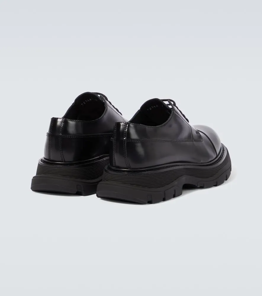 Alexander McQueen Tread leather Derby shoes