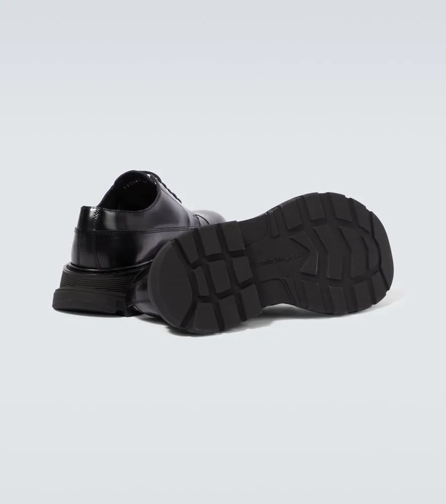Alexander McQueen Tread leather Derby shoes