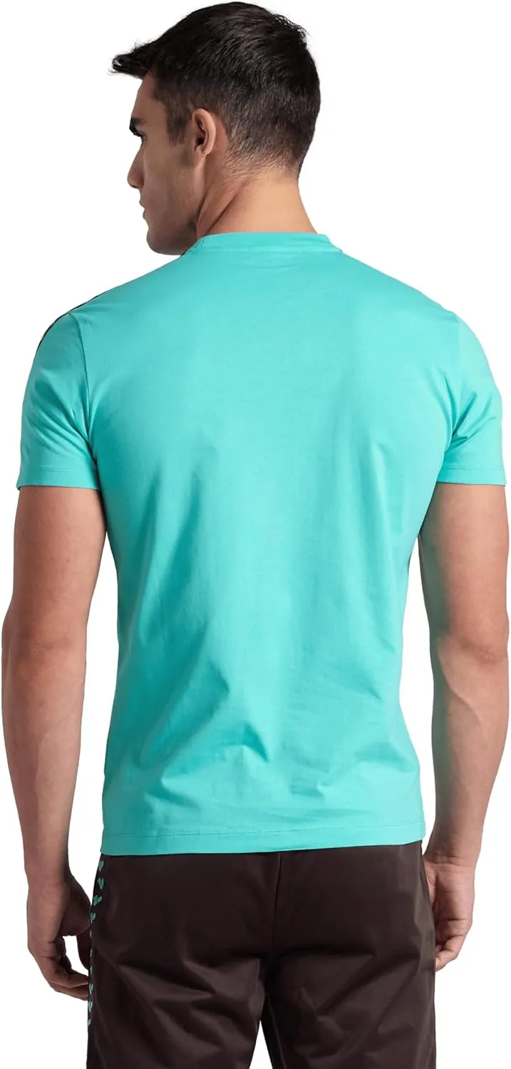 ARENA Men's Team T-Shirt 100% Cotton Slim Fit Short Sleeve Casual Athletic Wear