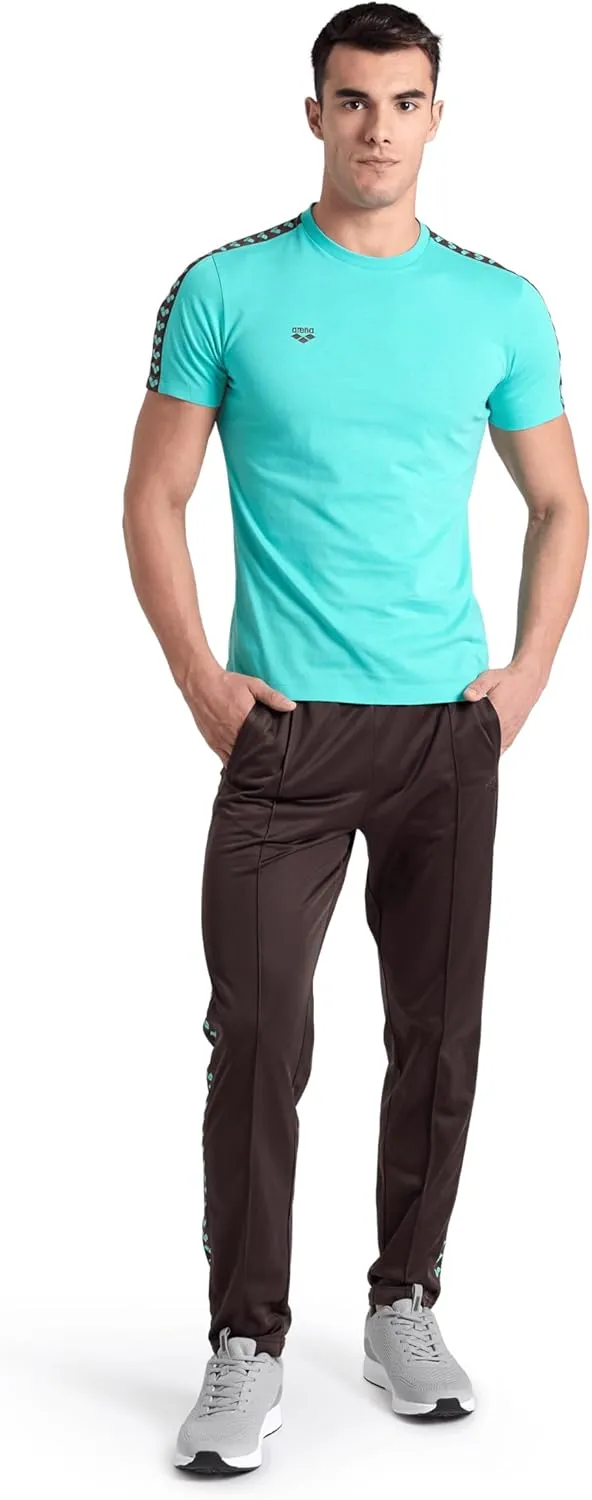 ARENA Men's Team T-Shirt 100% Cotton Slim Fit Short Sleeve Casual Athletic Wear