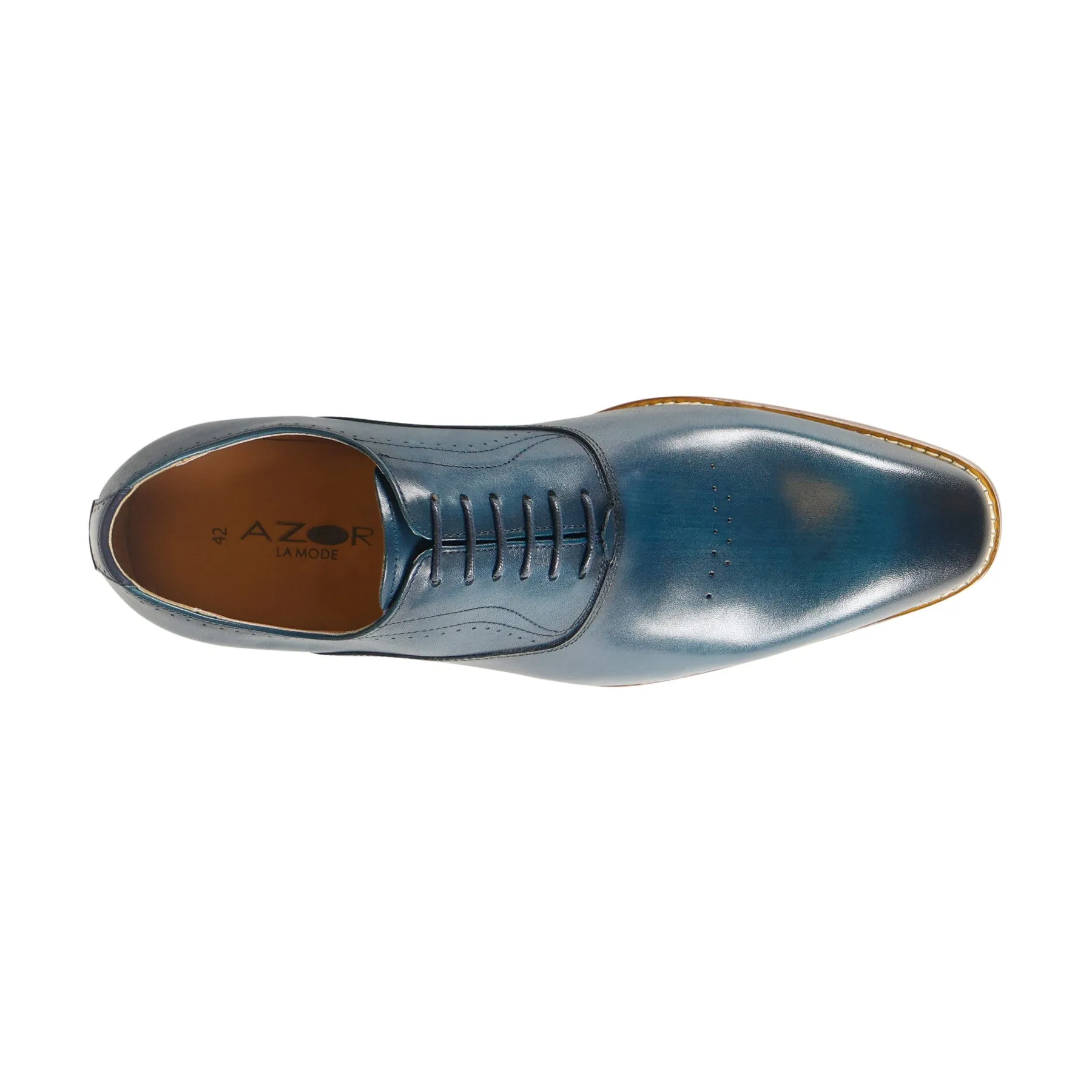 Azor La Moda Pompei Derby -Blue