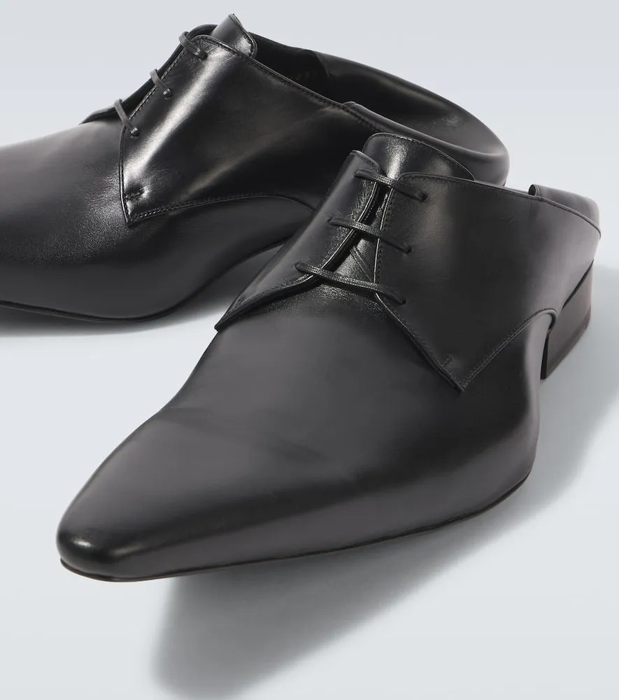 Balenciaga Opera leather Derby shoes