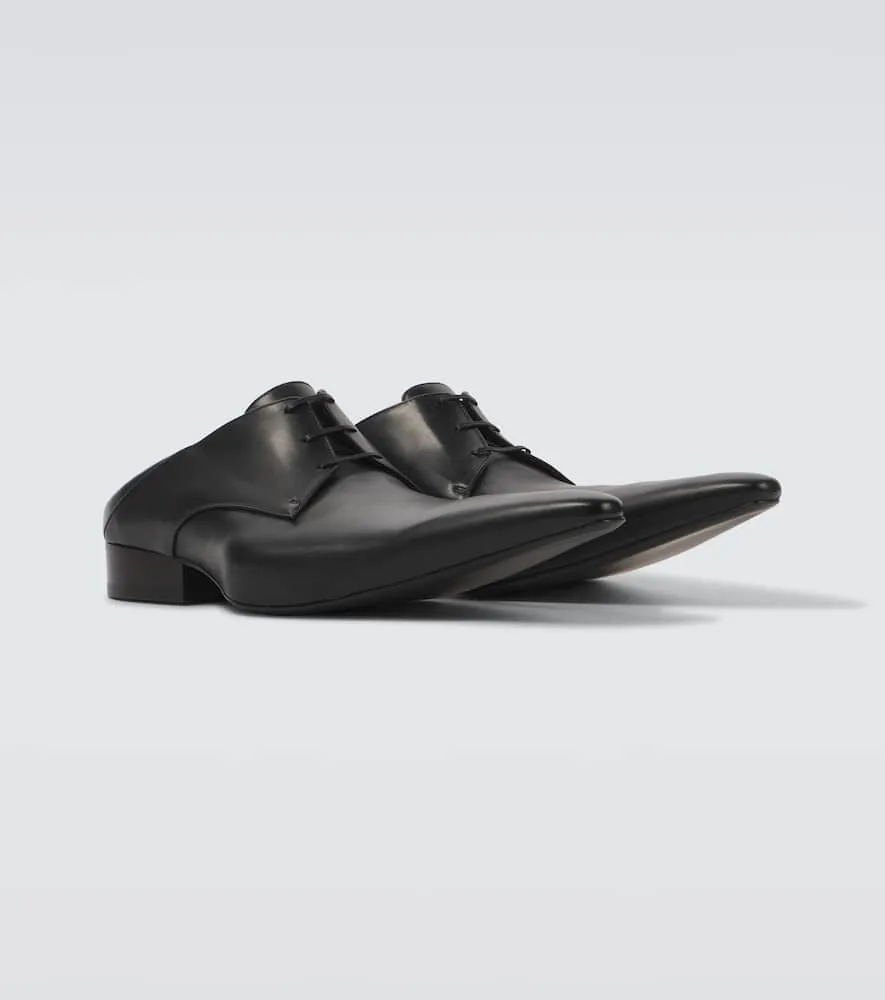 Balenciaga Opera leather Derby shoes