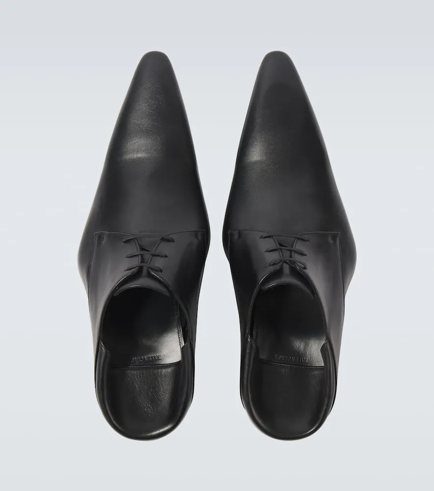 Balenciaga Opera leather Derby shoes