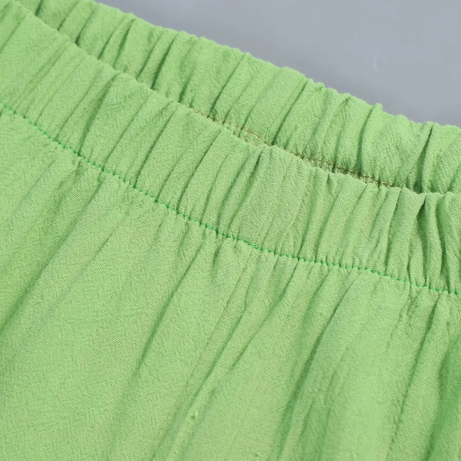 Bengbobar Linen Pants Women Wide Leg Sweatpants Straight Casual Summer Capri Pants Comfy Baggy Trousers Palazzo Lounge
