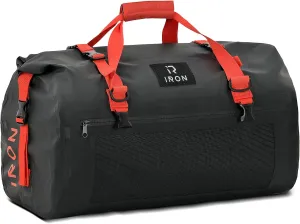 BORLENI Waterproof Motorcycle Dry Bag 500D PVC Motorcycle Dry Duffel Bag Luggage Tail Bag for Motorcycling Skiing Travel Hiking Camping (Black,30L)