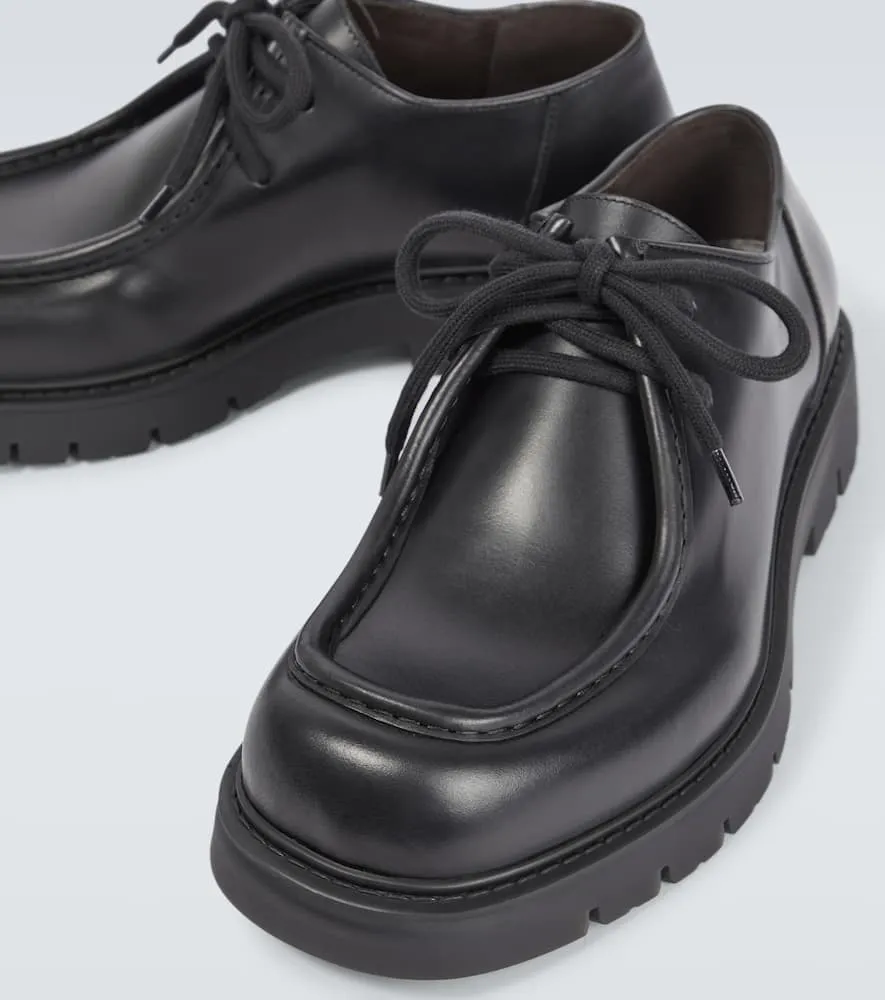 Bottega Veneta Haddock leather Derby shoes