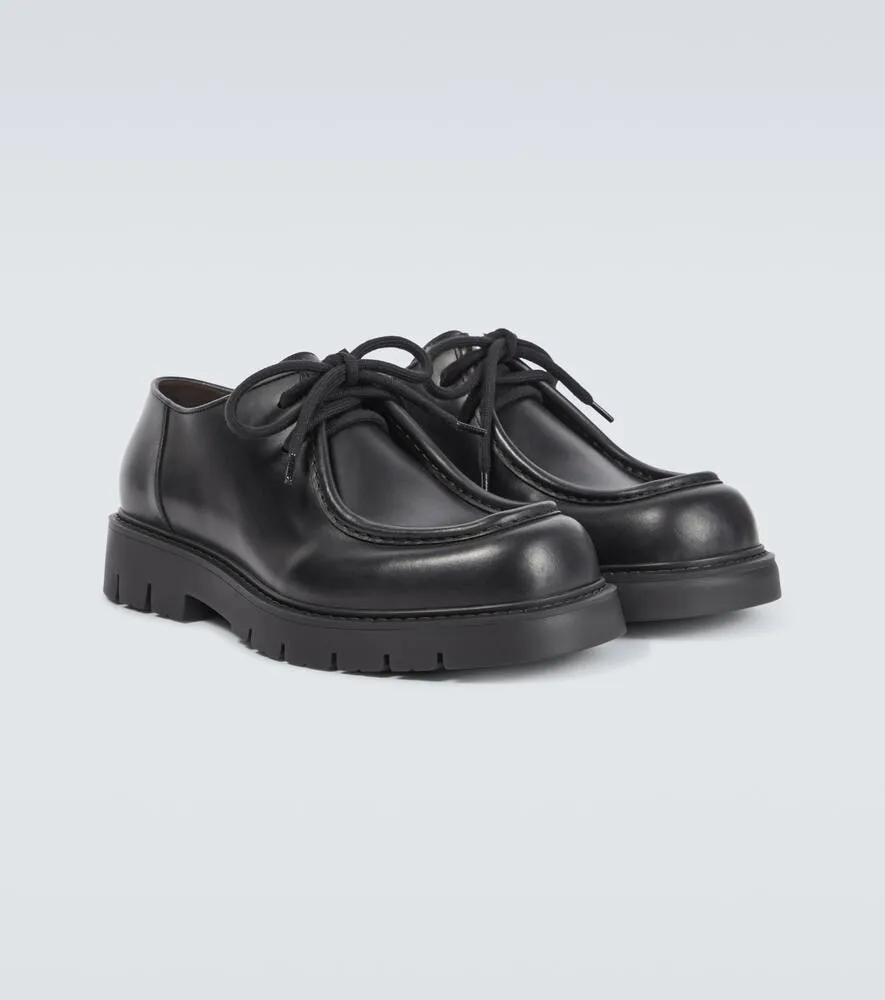 Bottega Veneta Haddock leather Derby shoes