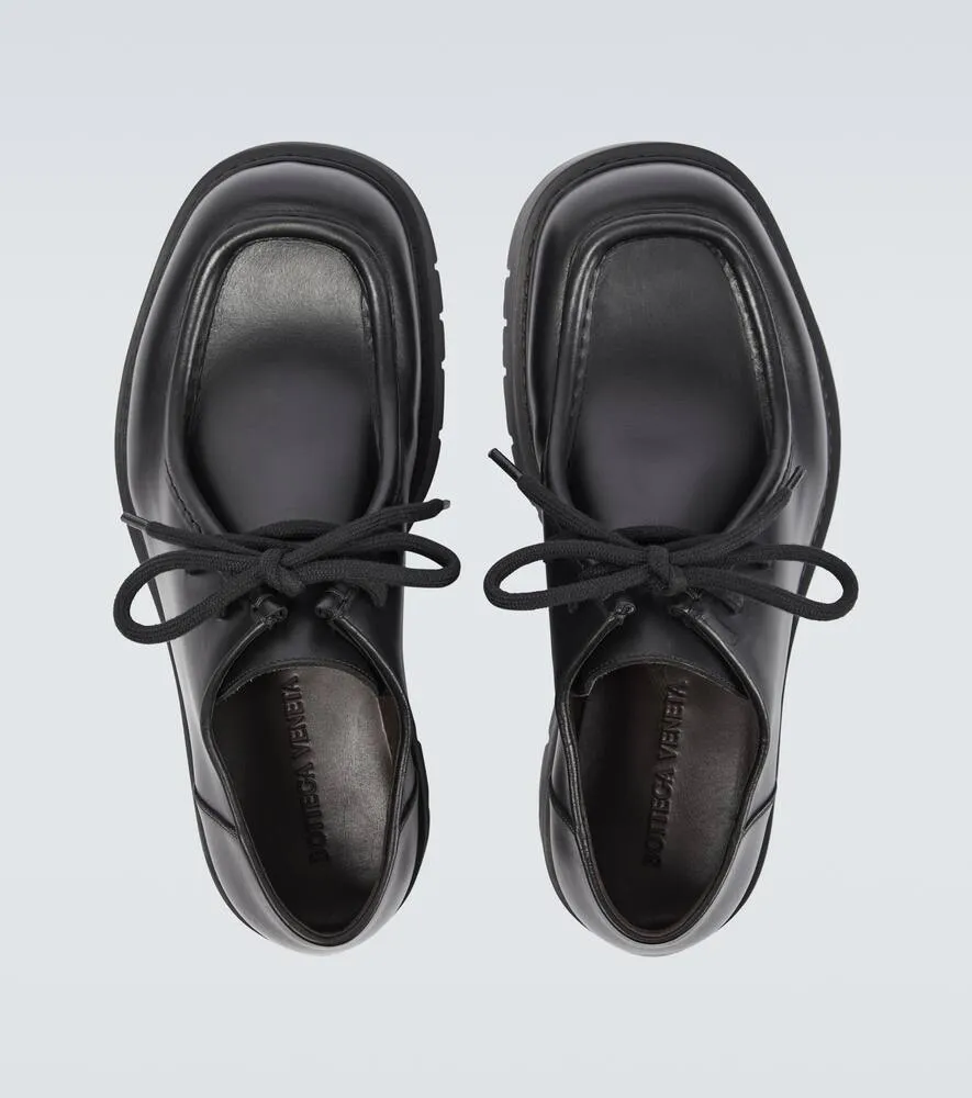 Bottega Veneta Haddock leather Derby shoes