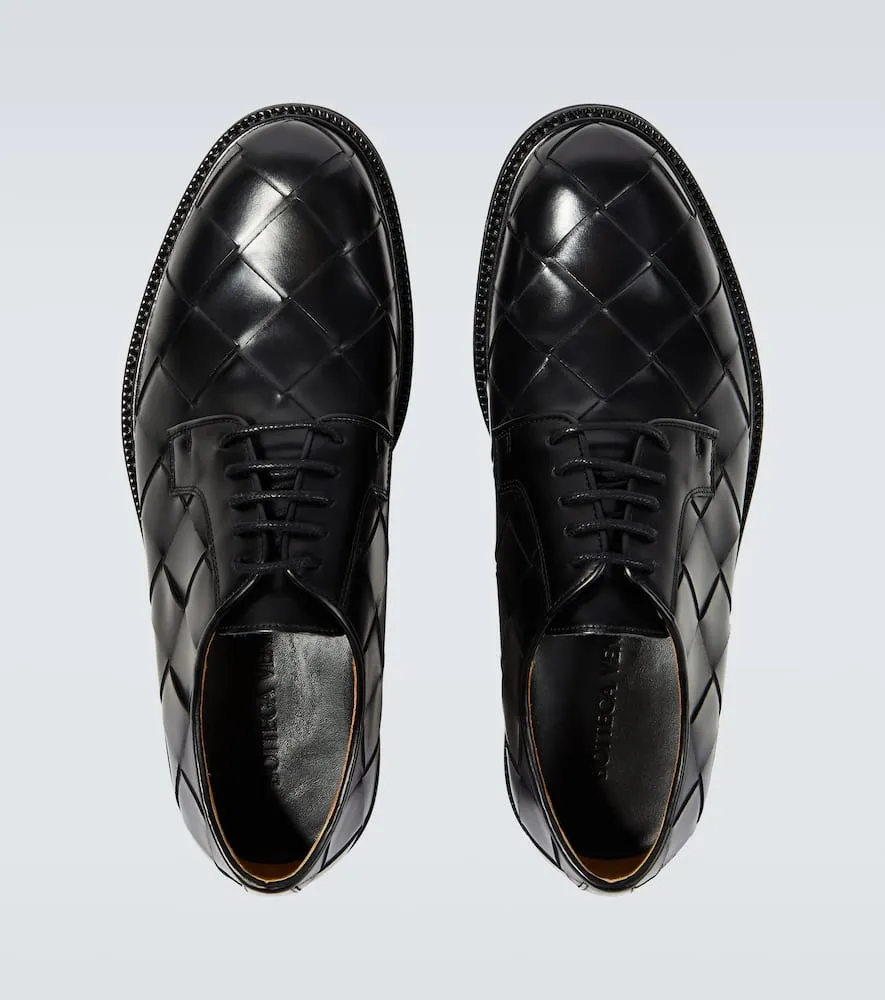 Bottega Veneta Intrecciato leather Derby shoes