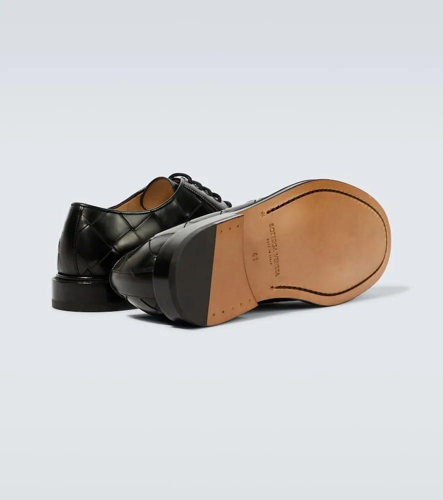 Bottega Veneta Intrecciato leather Derby shoes