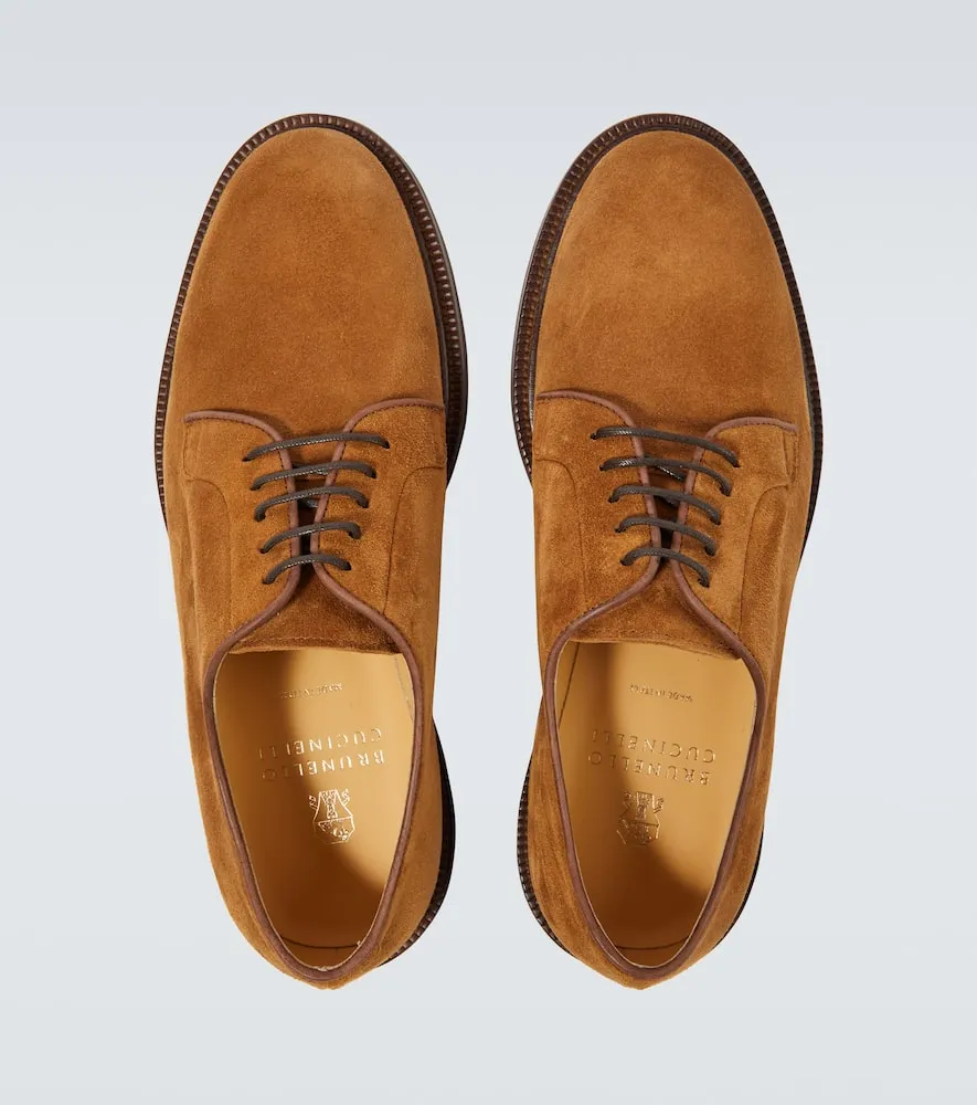 Brunello Cucinelli Suede Derby shoes