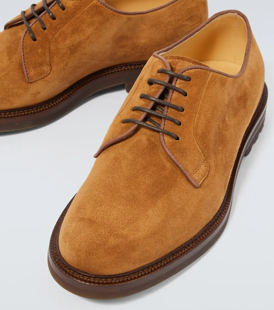 Brunello Cucinelli Suede Derby shoes