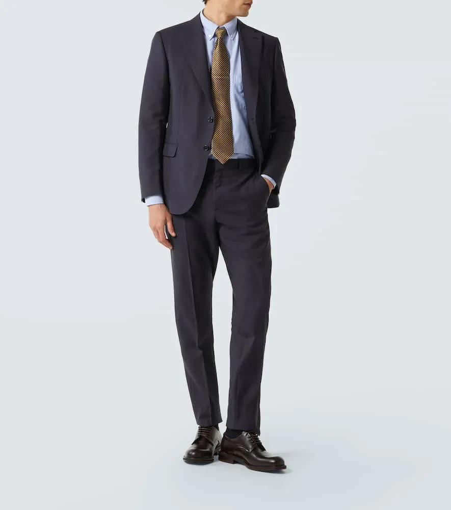 Canali Leather Derby shoes