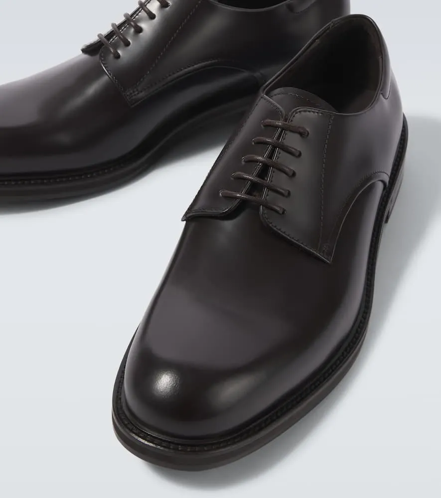 Canali Leather Derby shoes
