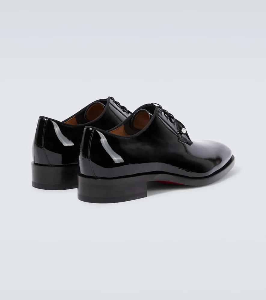 Christian Louboutin Chambeliss patent leather Derby shoes