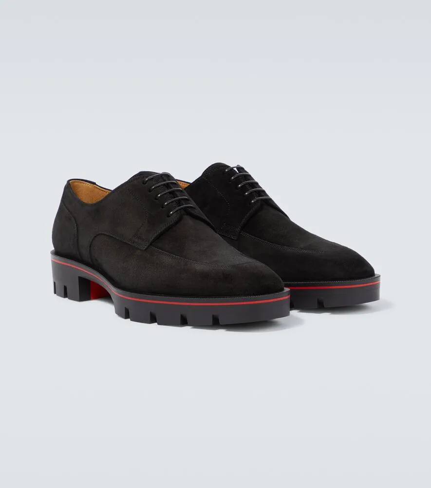 Christian Louboutin Davisol suede Derby shoes