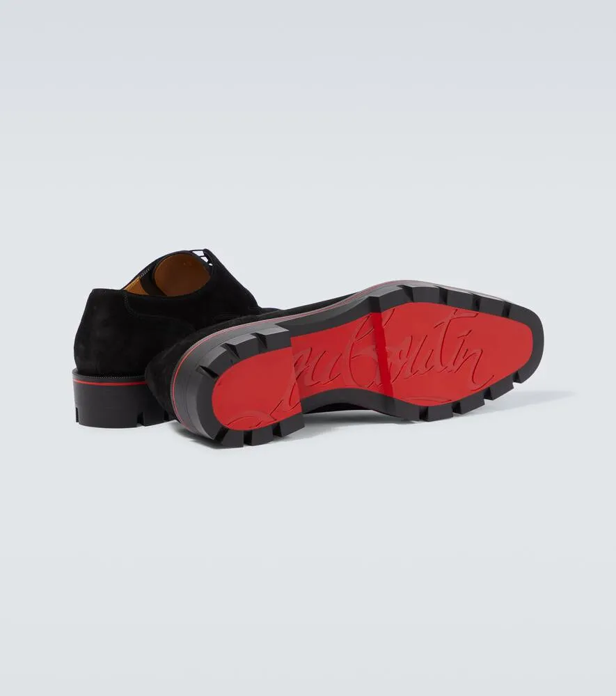 Christian Louboutin Davisol suede Derby shoes