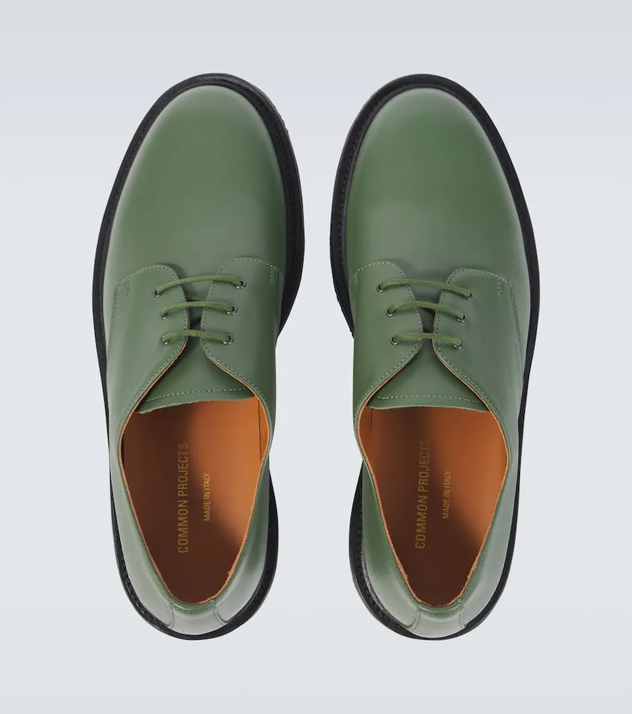 Common Projects Officers leather Derby shoes