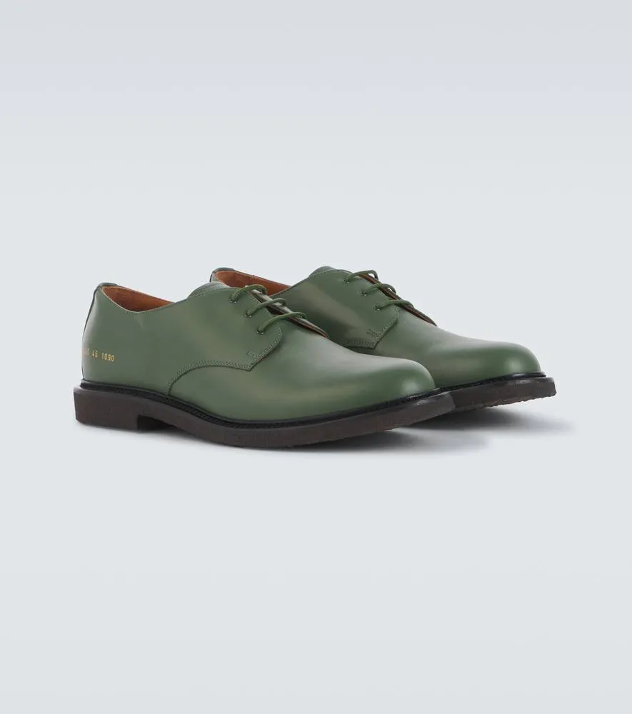 Common Projects Officers leather Derby shoes