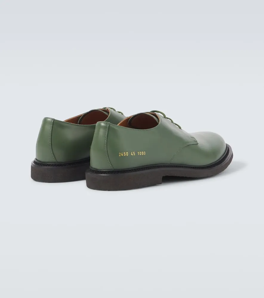 Common Projects Officers leather Derby shoes