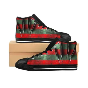 Freddy's Claws - Krueger's Horror Freak High-top Canvas Sneakers
