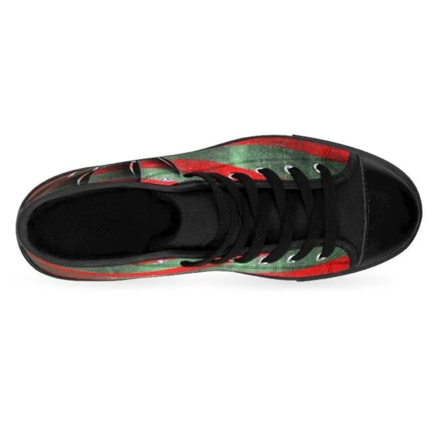 Freddy's Claws - Krueger's Horror Freak High-top Canvas Sneakers