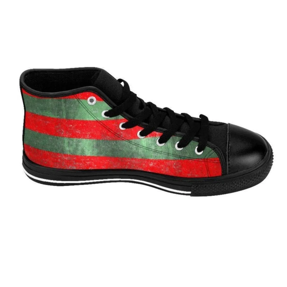 Freddy's Claws - Krueger's Horror Freak High-top Canvas Sneakers