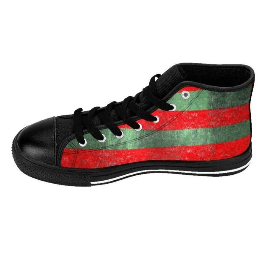 Freddy's Claws - Krueger's Horror Freak High-top Canvas Sneakers