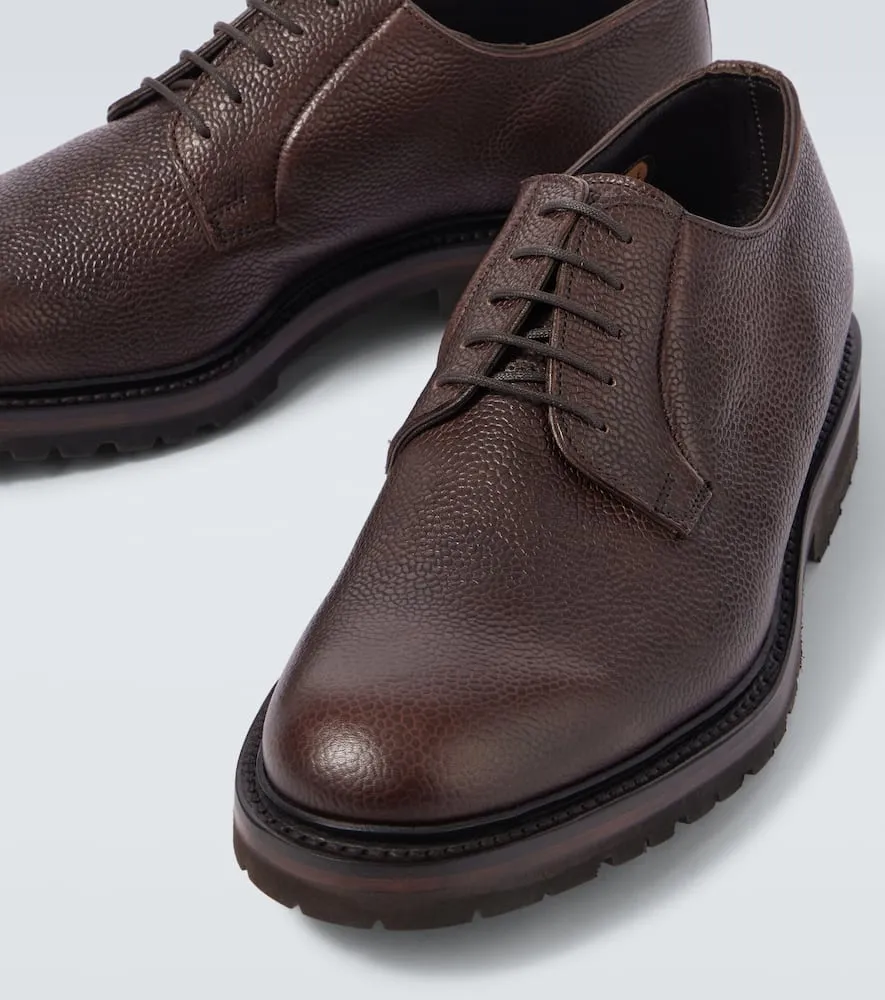 George Cleverley Archie leather Derby shoes