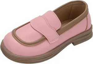 Girls Dress Shoes Chunky Loafers for Girl Platform Loafers School Uniform Slip On Shoes School Shoes for Teen Girls