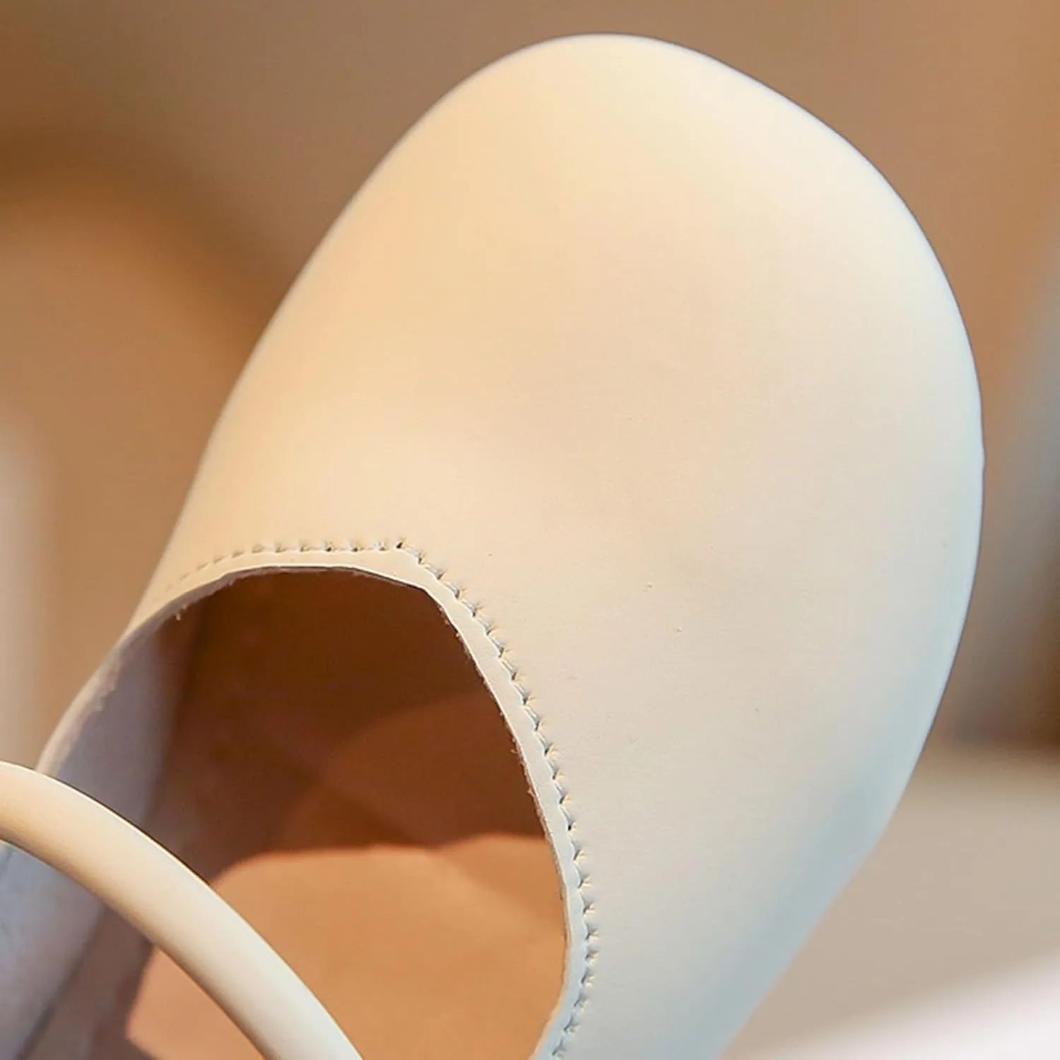 Girls Wedding Flat𝐬 Solid Flower Mary Jane Dress Shoes Square Toe Ballet Soft Sole Slip On Flat for Part𝐲 School