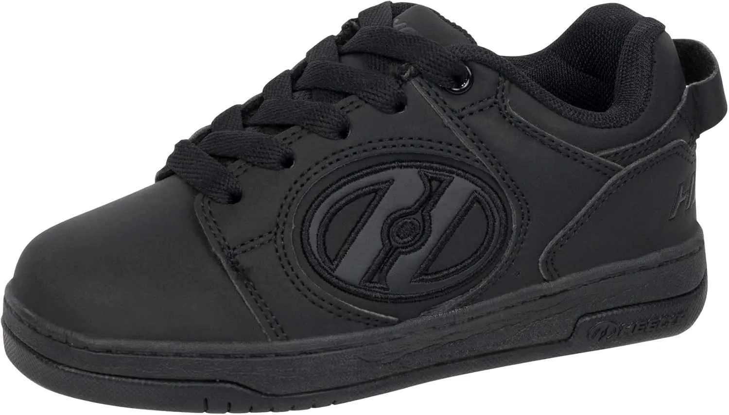 Heelys Voyager Skate Shoe, Black, 1 US Unisex Little Kid