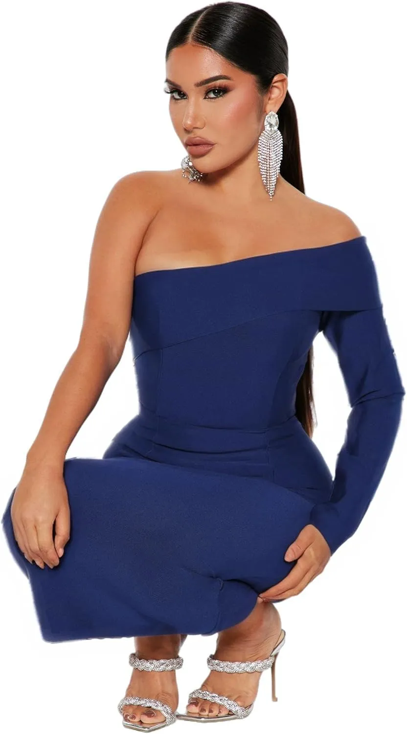 LightlyKiss Women's Bodycon Wedding Guest Dress Formal Cocktail Party Evening Dresses