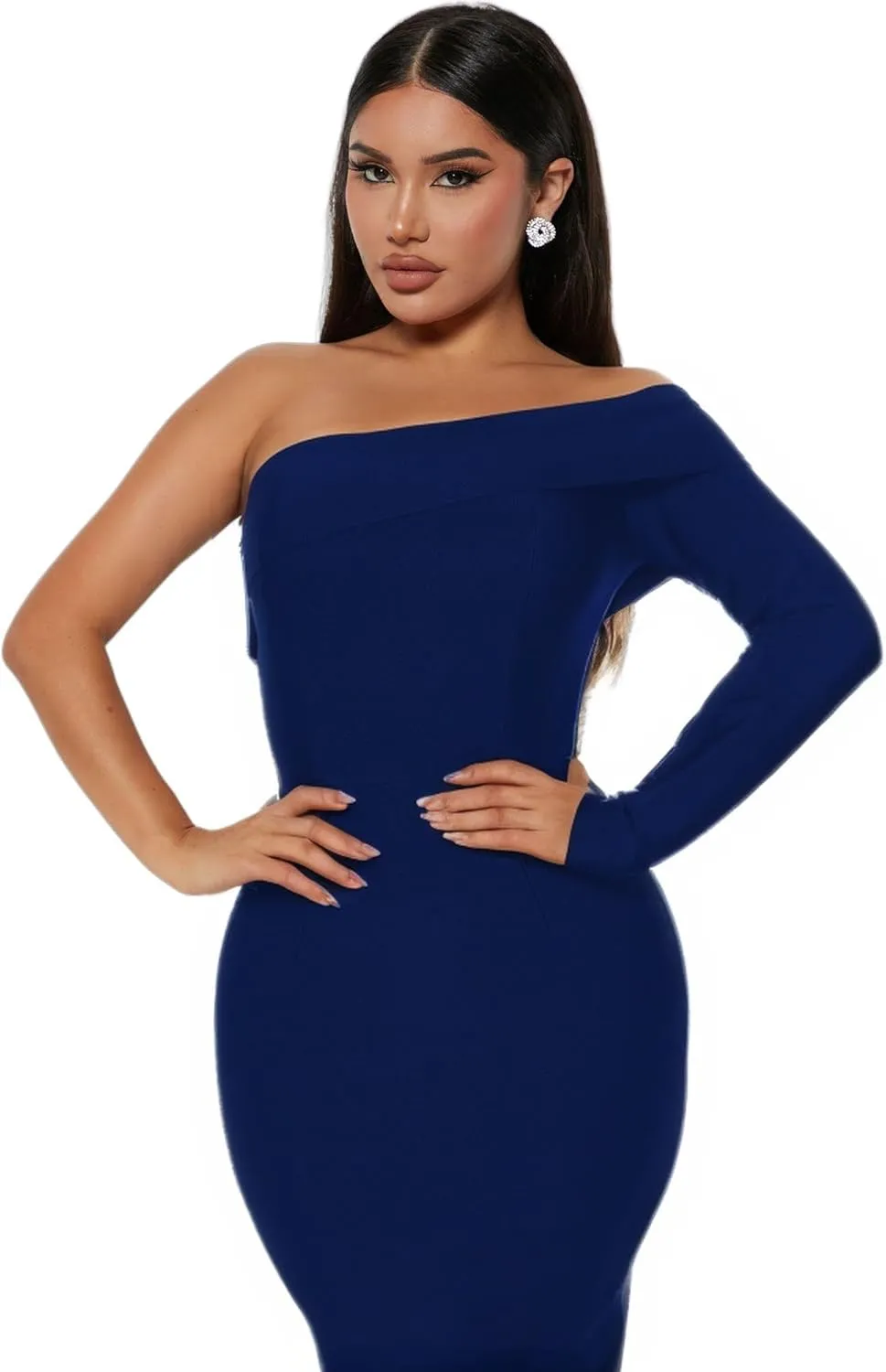 LightlyKiss Women's Bodycon Wedding Guest Dress Formal Cocktail Party Evening Dresses