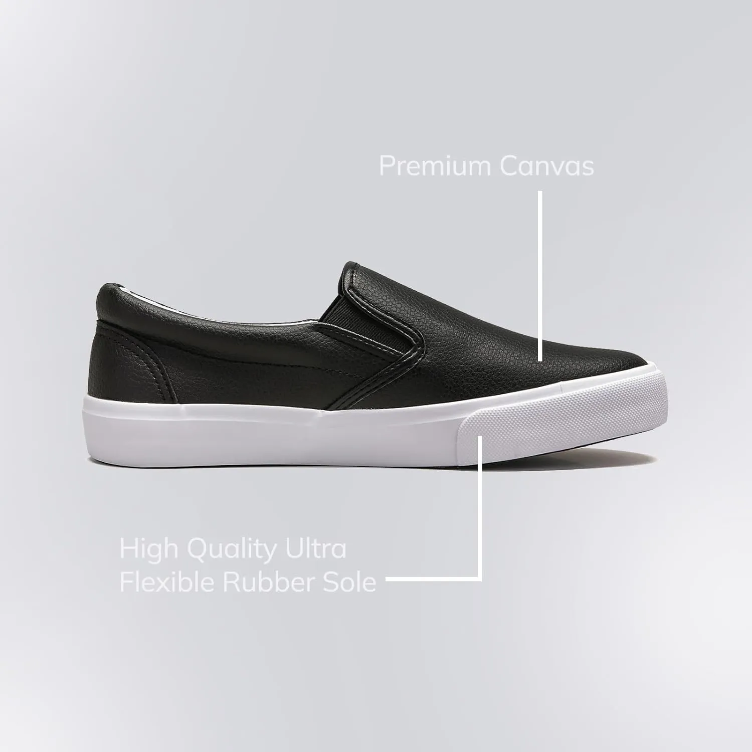 Low-Top Slip Ons Women's Fashion Sneakers Casual Canvas Sneakers for Women Comfortable Flats Breathable Padded Insole Slip on Sneakers Women Low Slip on Shoes