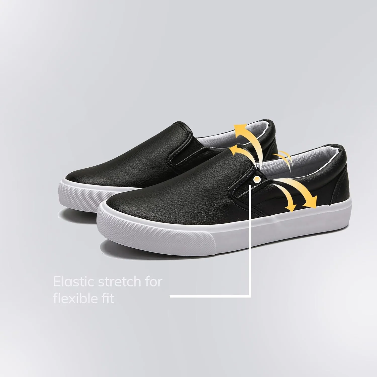 Low-Top Slip Ons Women's Fashion Sneakers Casual Canvas Sneakers for Women Comfortable Flats Breathable Padded Insole Slip on Sneakers Women Low Slip on Shoes