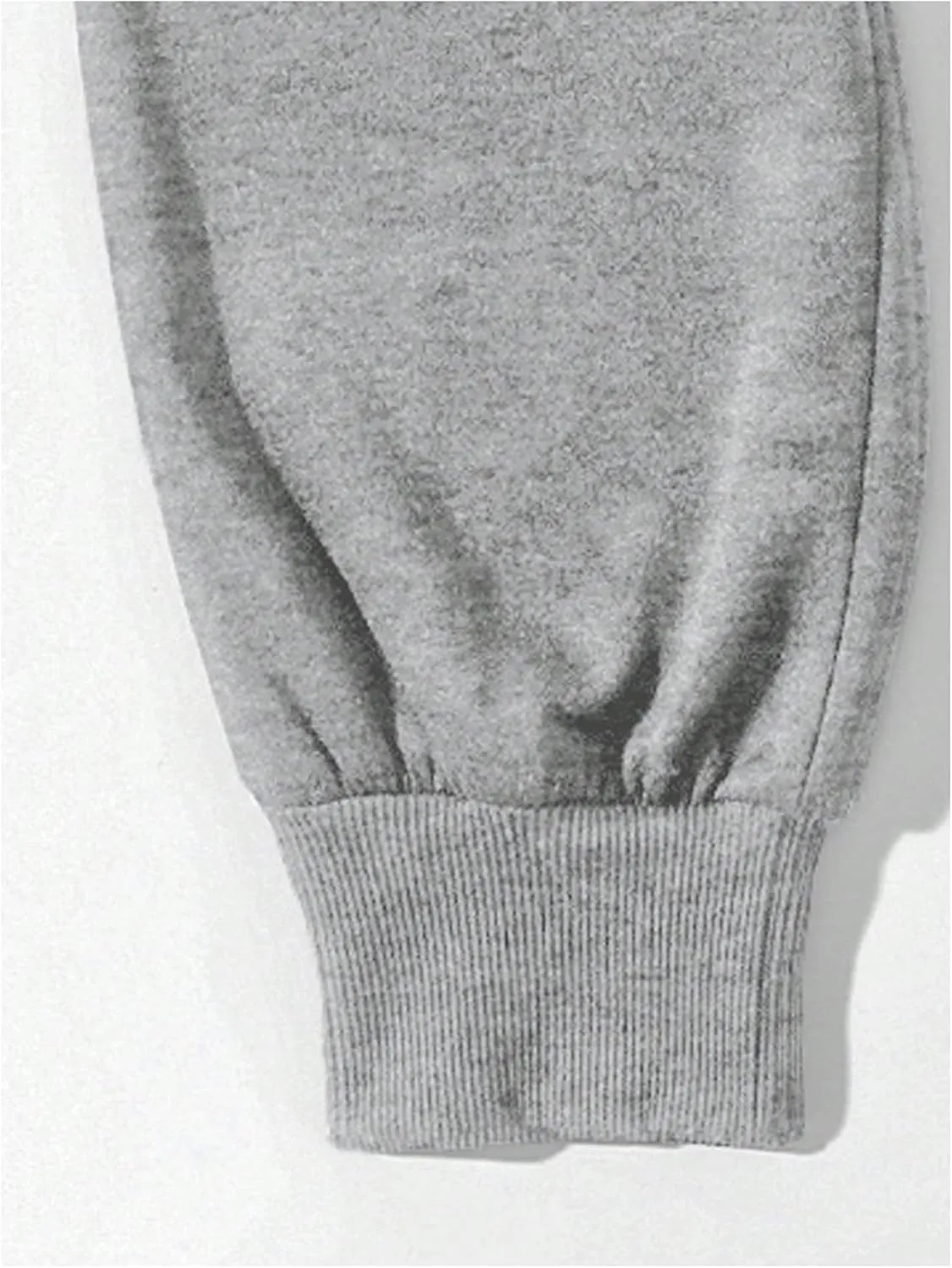 Men's Drawstring High Waisted Tapered Sweatpants Sports Jogger Pants Lounge with Slant Pockets