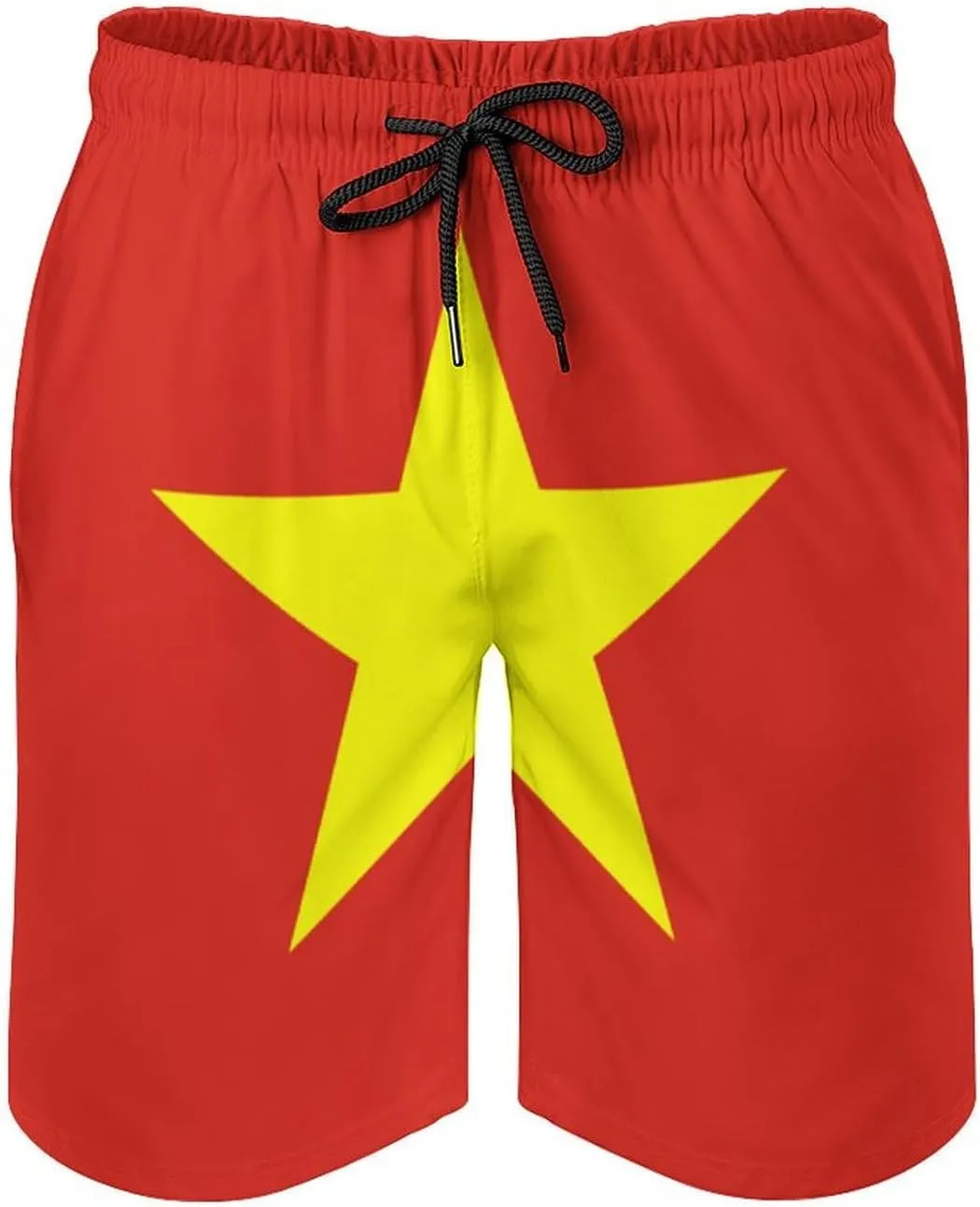 Nicaragua Flag Mens Shorts Casual Classic Fit Drawstring Summer Workout Beach Shorts Quick Dry with Elastic Waist and Pockets