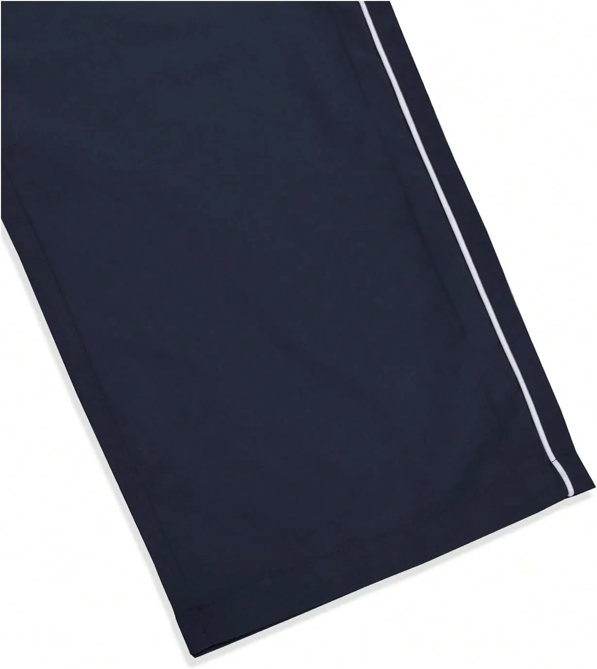 OYOANGLE Men's Letter Patched Drawstring Waisted Cargo Pants Seam Side Loose Fit Sports Joggers