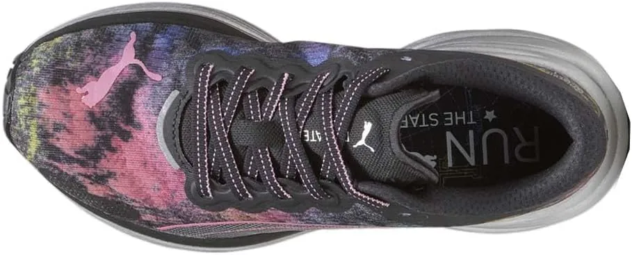PUMA Womens Deviate Nitro 2 Marathon Series Running Sneakers Shoes - Black, Multi
