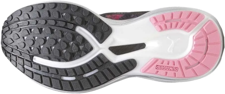 PUMA Womens Deviate Nitro 2 Marathon Series Running Sneakers Shoes - Black, Multi