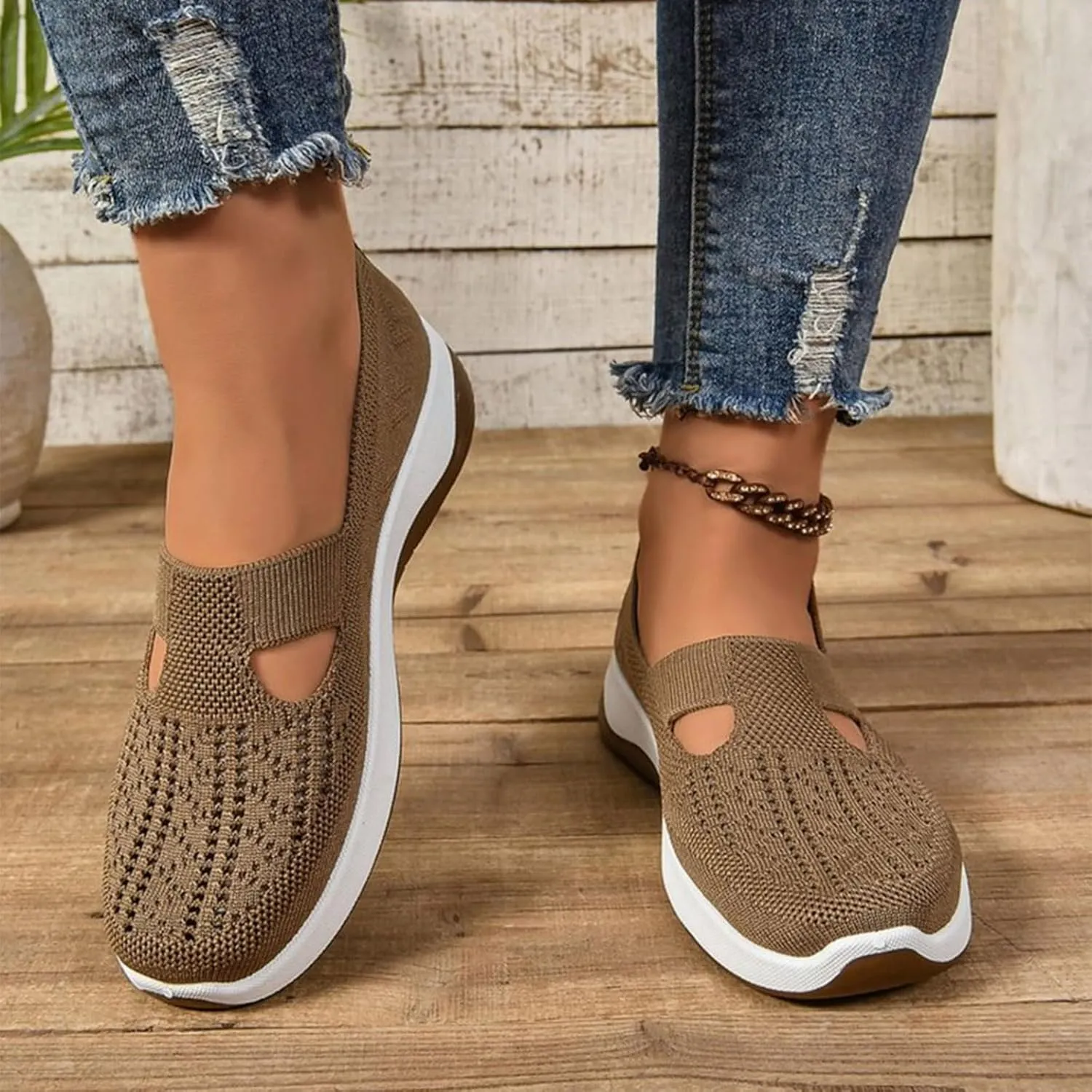 Sandals for Women 2025 Flat Orthopedic Arch Support Comfort Orthotic Walking Breathable Extra Wide Width Womens Shoes