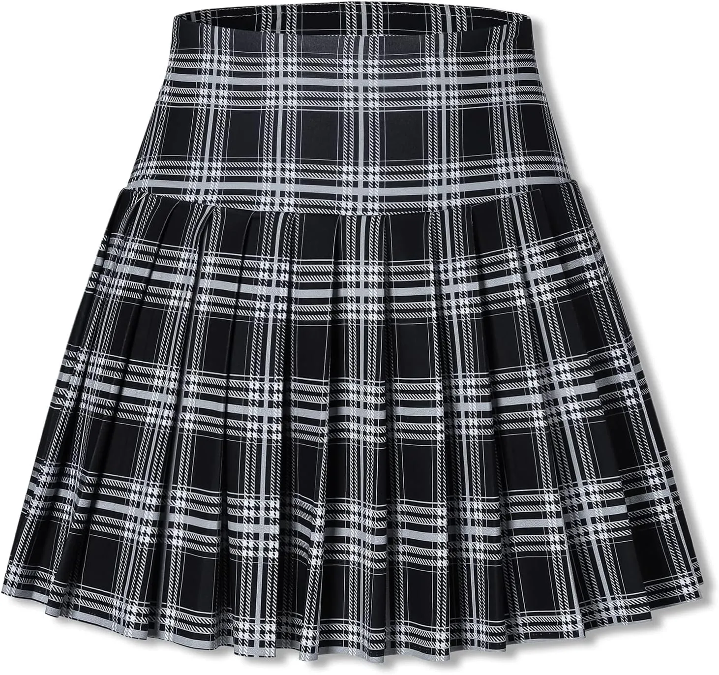 SANGTREE Women Pleated Tennis Skirt with Pockets Girls High Waisted Athletic Golf Skorts, 2 Years - US 4XL