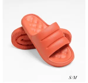Sliding into Comfort Slides-Orange