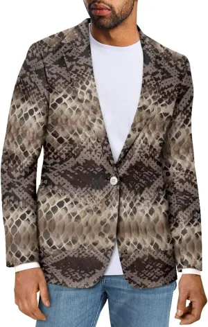 Sprowallow Men's Casual Blazer One Button Sport Coats Slim Fit Notched Lapel Blazers Lightweight Business Suit Jacket