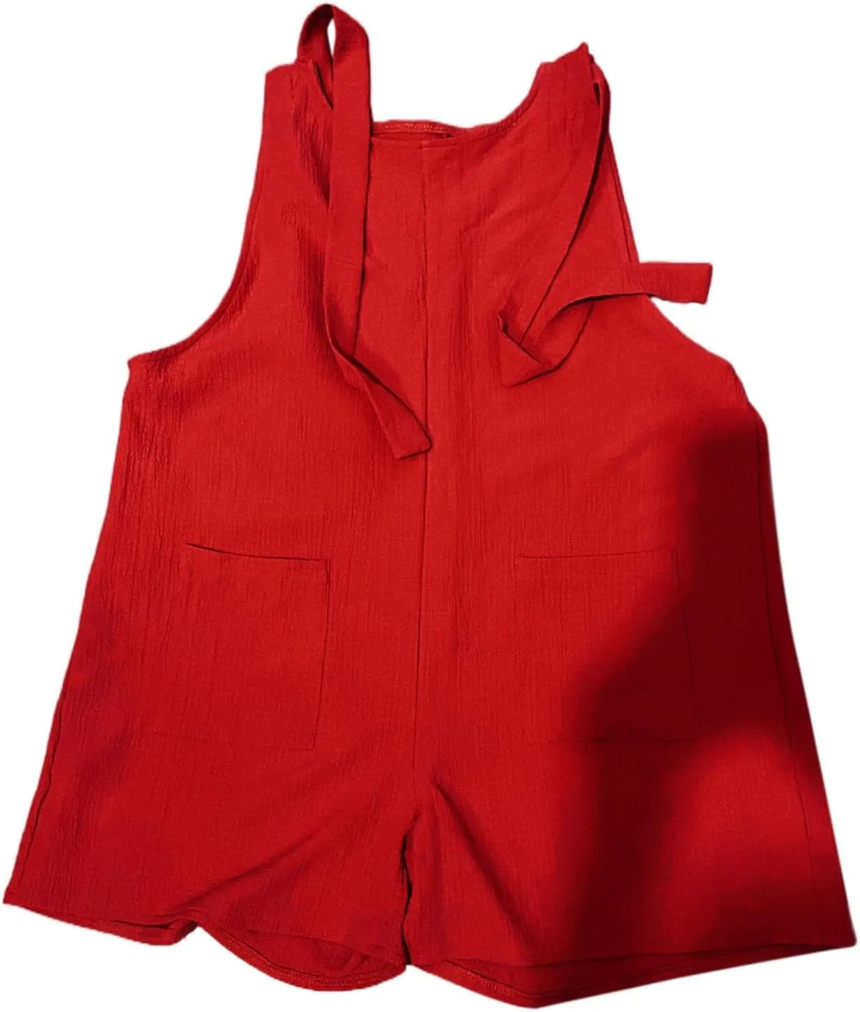 Summer Jumpsuits for Women 2025 Plus Size Loose Rompers Overall Shorts Casual Boho Sundresses With Pockets