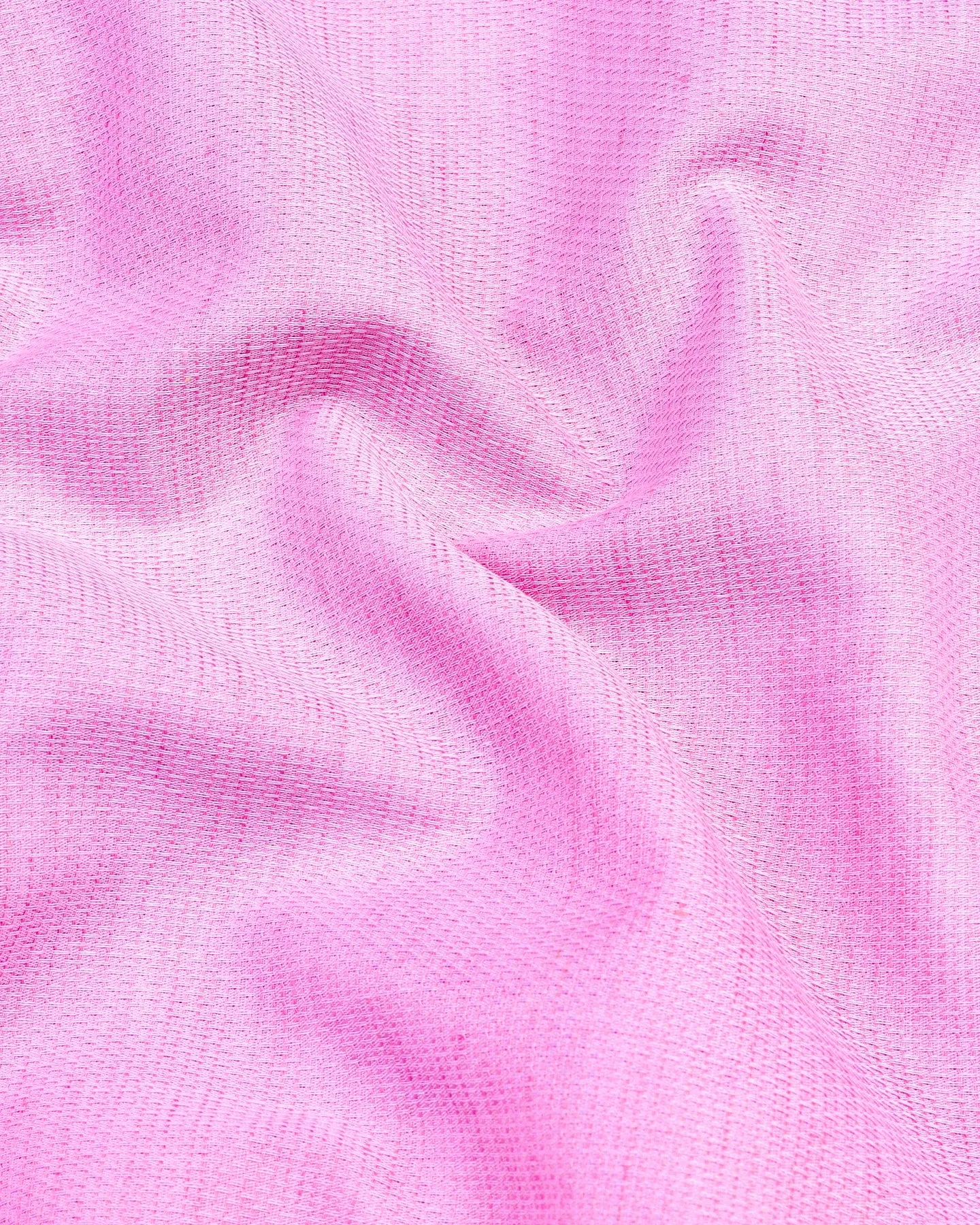 Taffy Pink Hexagon Shaped Dobby Cotton Designer Shirt