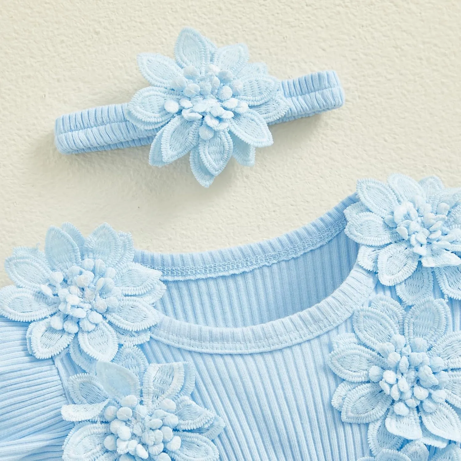 Toddler Baby Girl Summer Clothes Mesh Tutu Romper Dress Sleeveless Lace Dress with Headband
